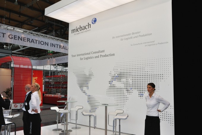 Messestand Design (Brand Space) - CeMAT 2011 - Miebach Consulting
