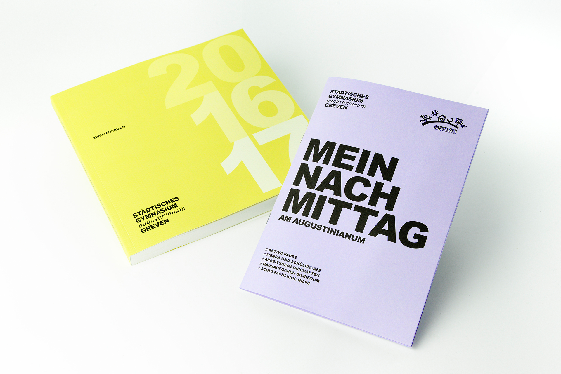 Jahrbuch Design / Broschüre (Editorial Design) - Städtisches Gymnasium Augustinianum Greven