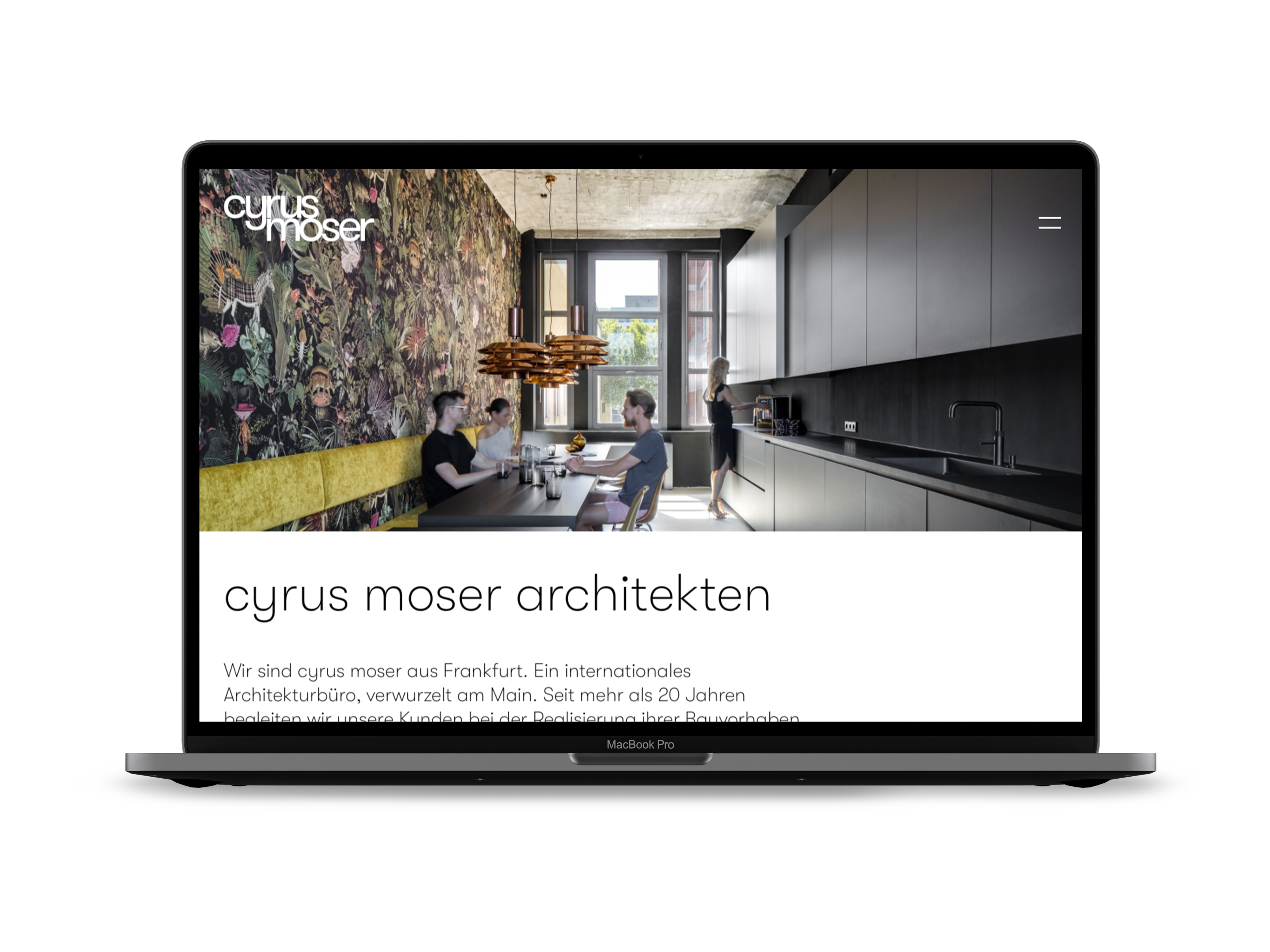Webdesign - cyrus moser Architekten