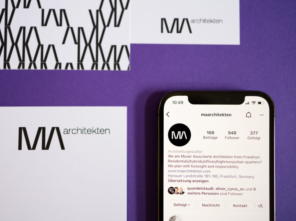 Social Media Marketing / Logo Design - MA Architekten