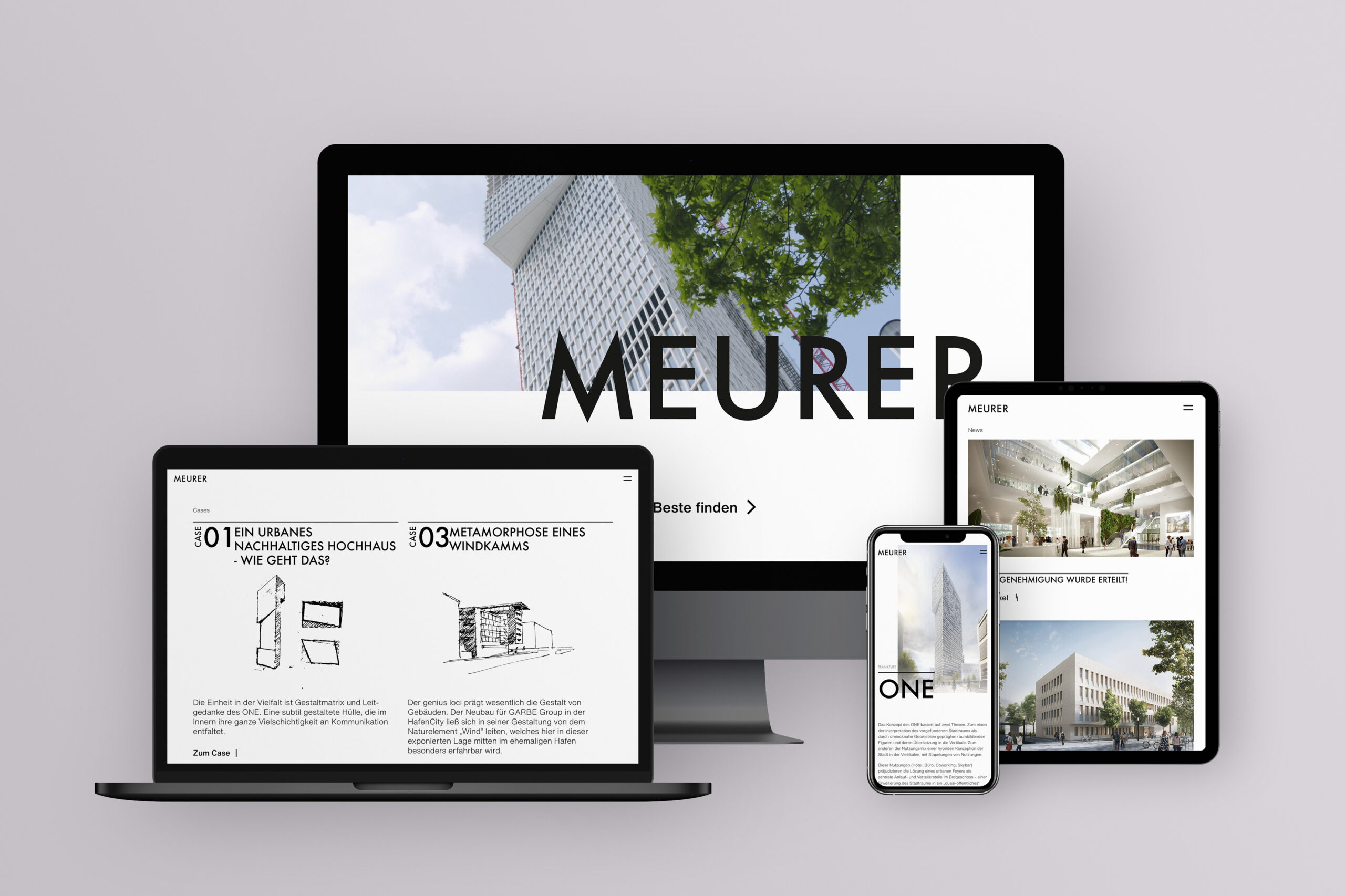 Meurer Architekten Website