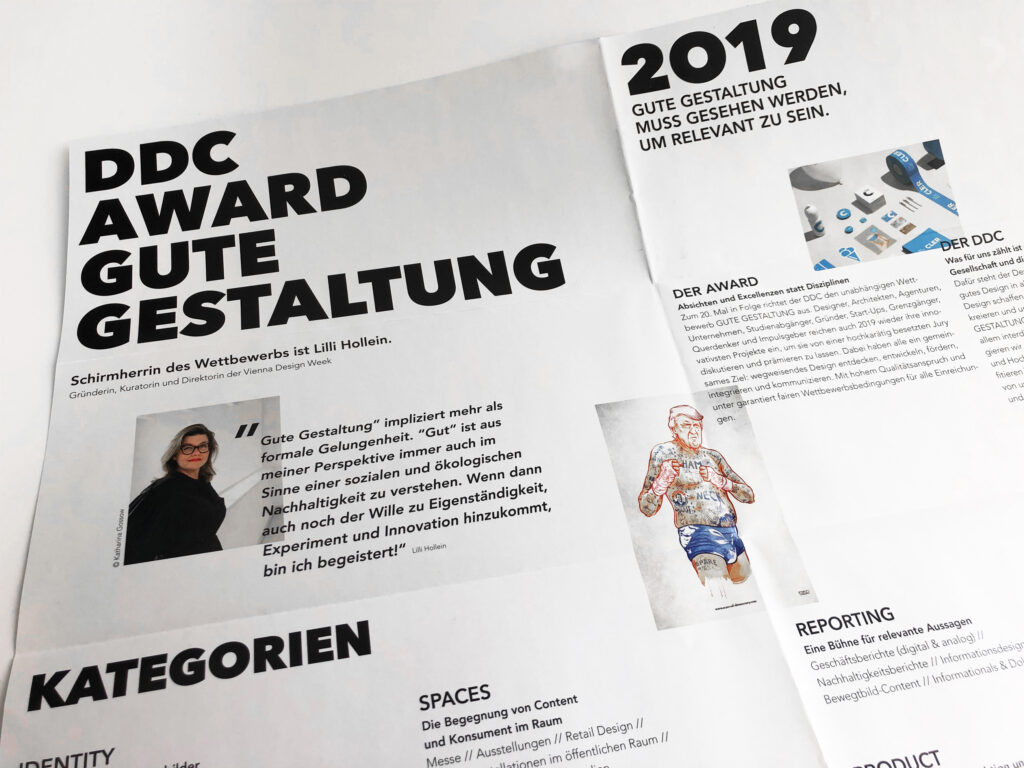 Plakat Design (Print Kommunikation) - DDC Award Gute Gestaltung 2019