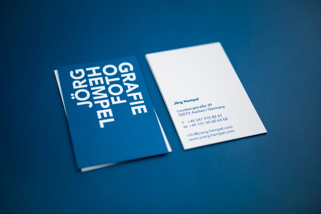 Visitenkarte (Corporate Design, Print Kommunikation) - Jörg Hempel