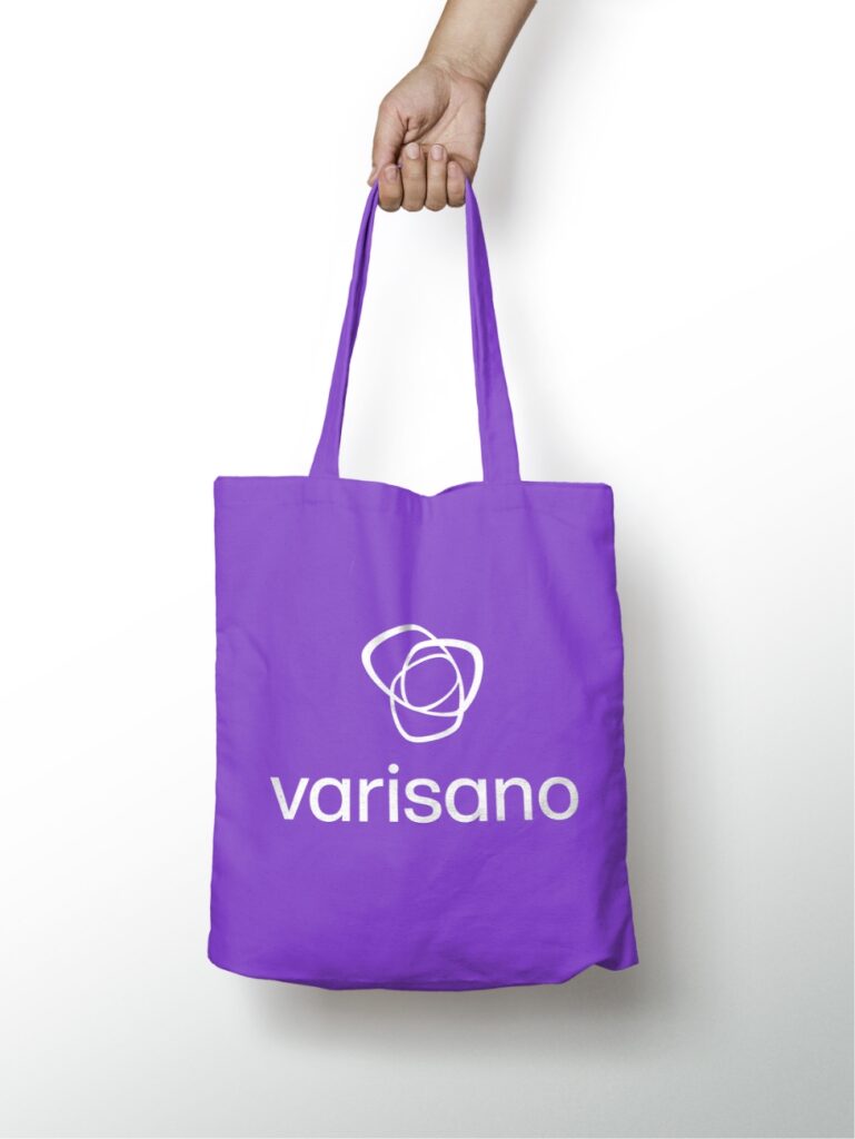 Corporate Design (Tasche in lila) - varisano