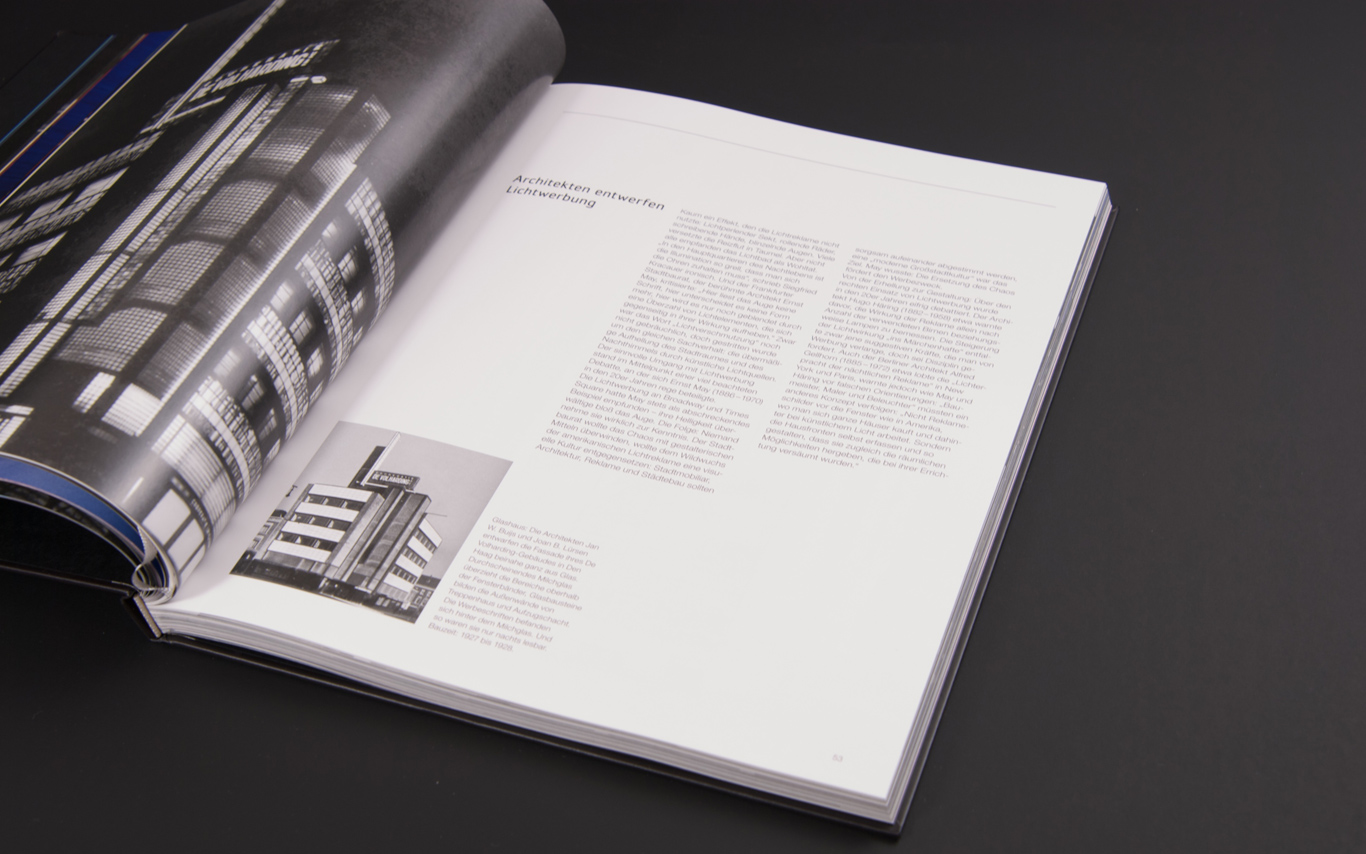 Buchprojekt (Editorial Design) - Fachverband Lichtwerbung