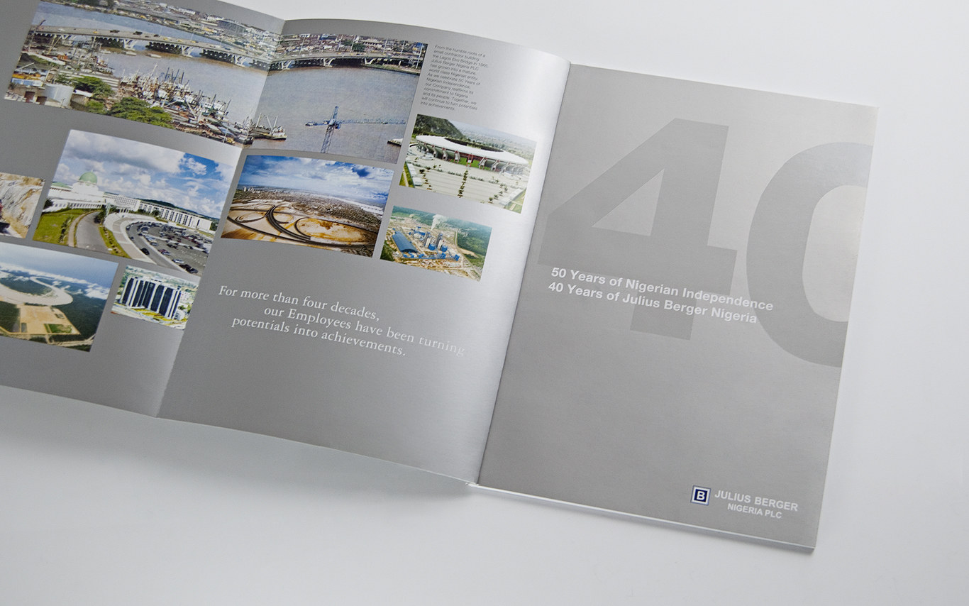 Editorial Design / JBN Annual Report - Julius Berger Nigeria