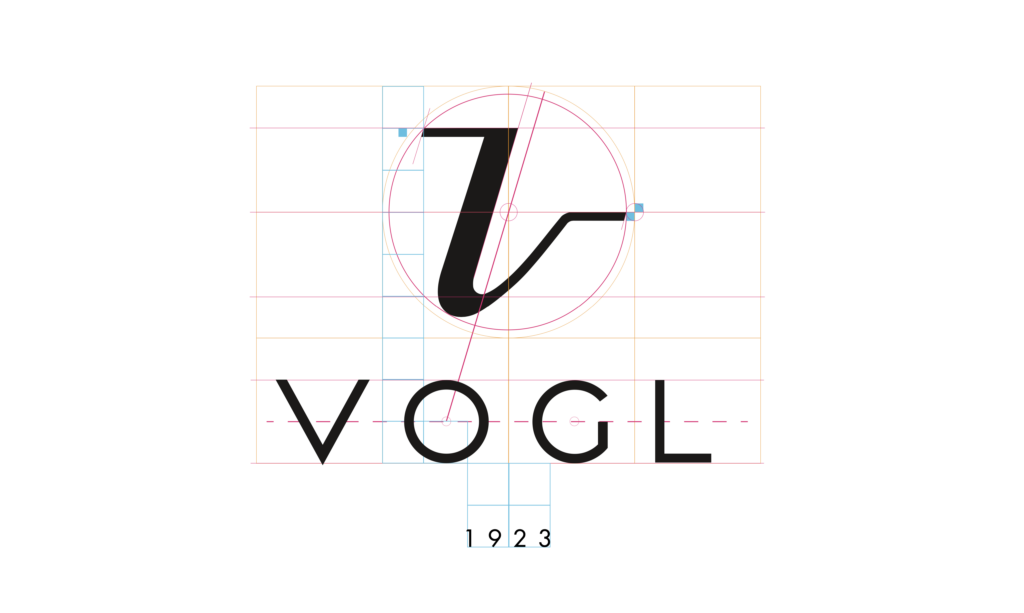 Logodesign Symmetrie Juwelier Vogl