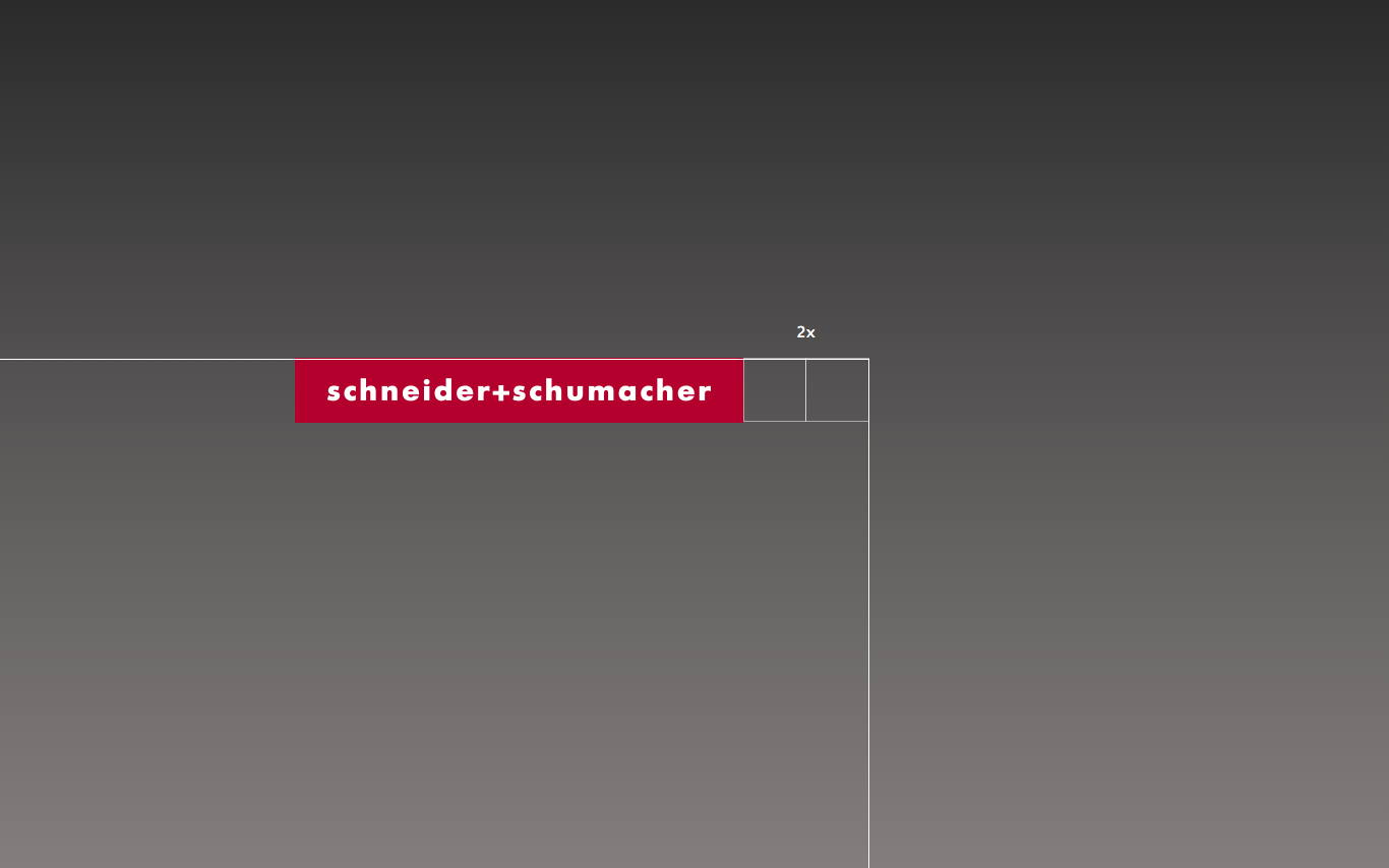 schneider+schumacher logo design