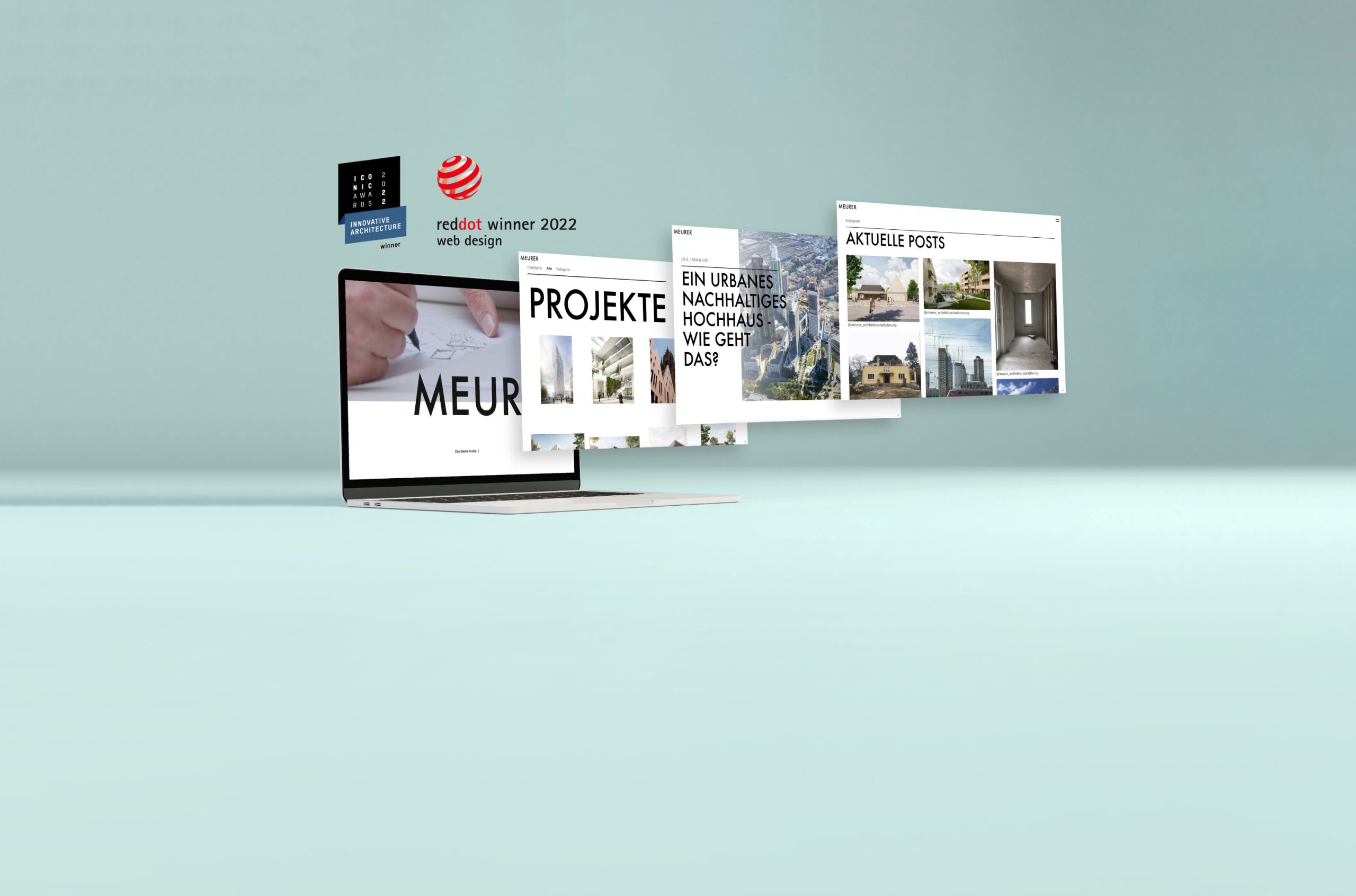 Webdesign Meurer Architekten ausgezeichnet mit Awards