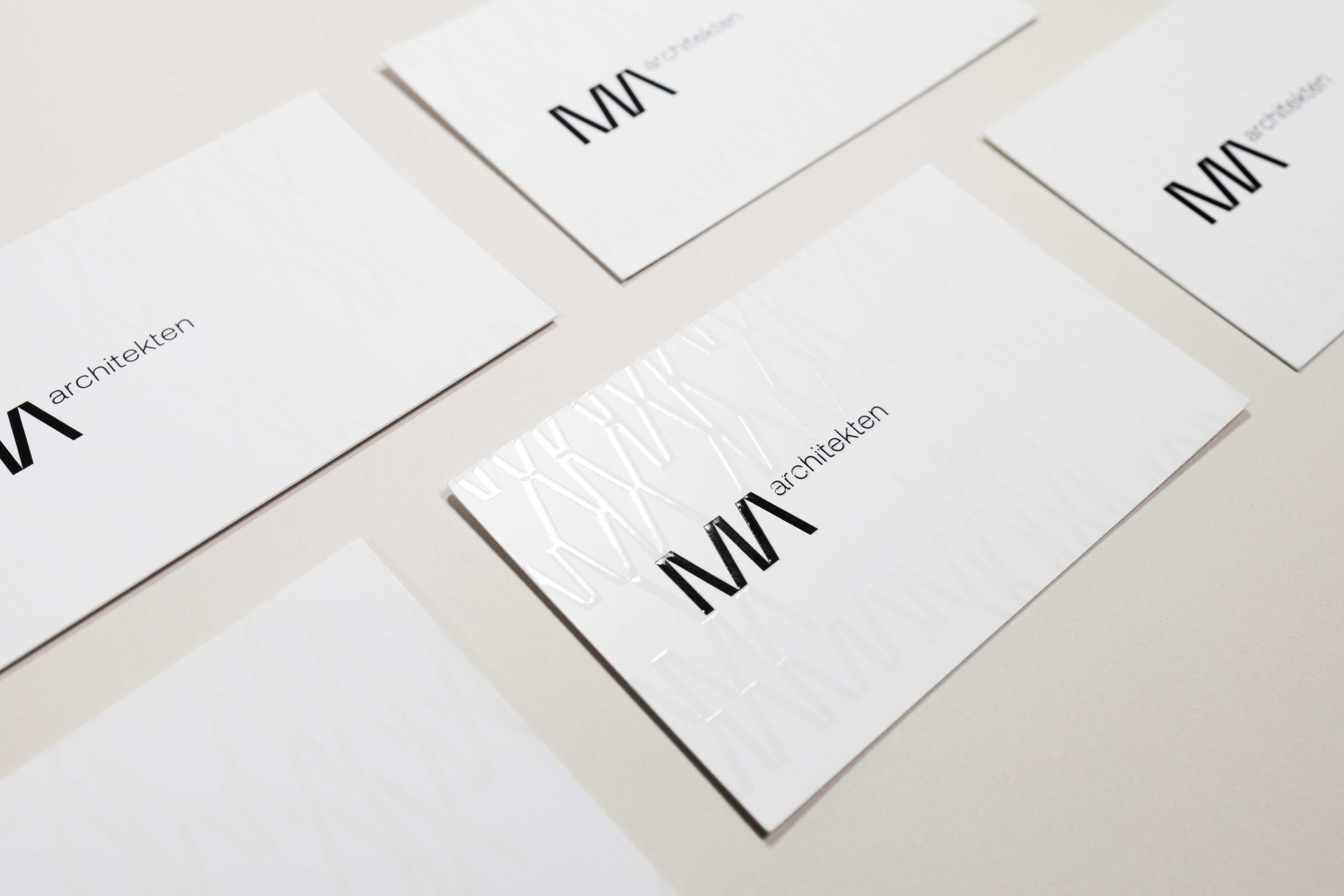 Corporate Design - Visitenkarten Design für MA Architekten
