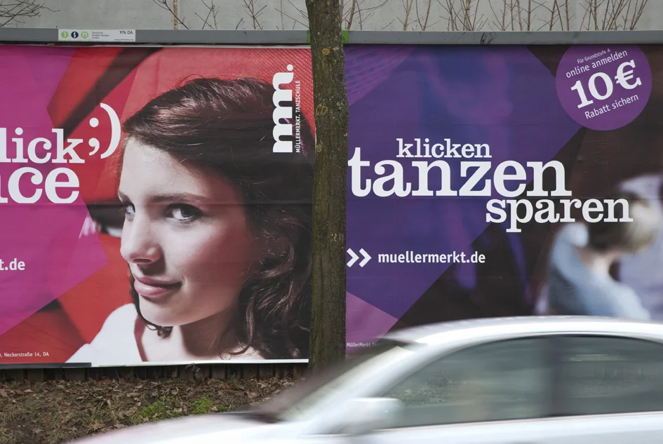 Werbeplakate (Print Kommunikation) - Tanzschule MüllerMerkt