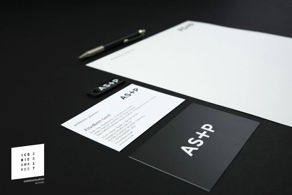 Corporate Design (Visitenkarten) - AS+P Albert Speer + Partner