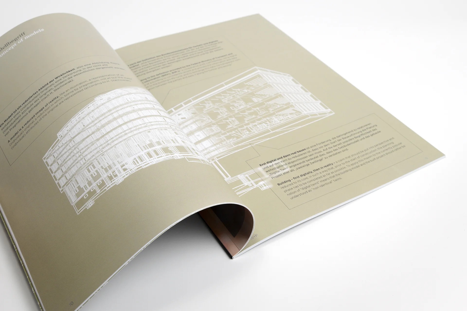 Broschüre (Editorial Design) - Intergrale Planung / Building Information Modelling - AS+P Albert Speer + Partner