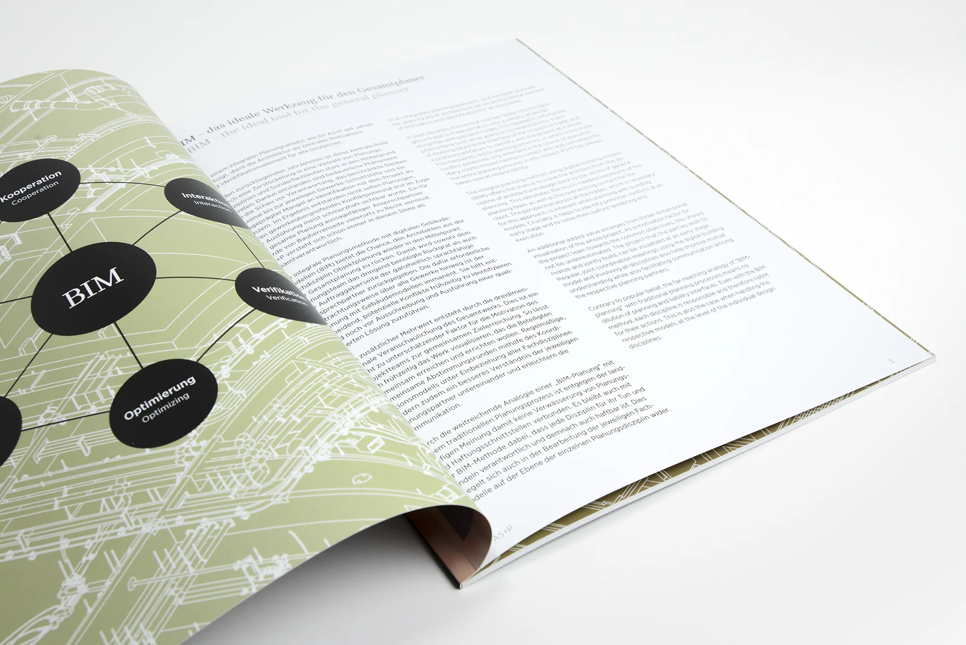 Broschüre (Editorial Design) - Intergrale Planung / Building Information Modelling - AS+P Albert Speer + Partner